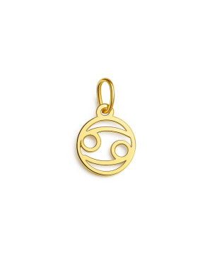 Gold pendant foot charm 14k
