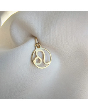 Gold pendant foot charm 14k