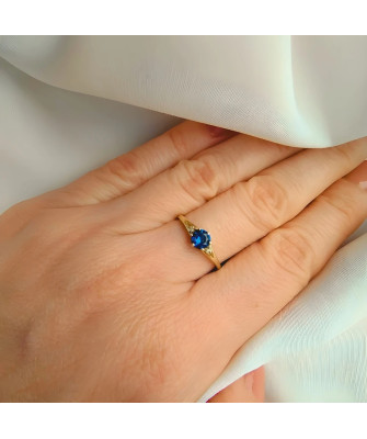 14k engagement ring with cubic zirconia