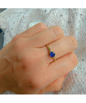 14k engagement ring with cubic zirconia