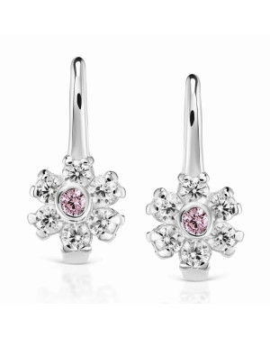 Silver earrings Flowers