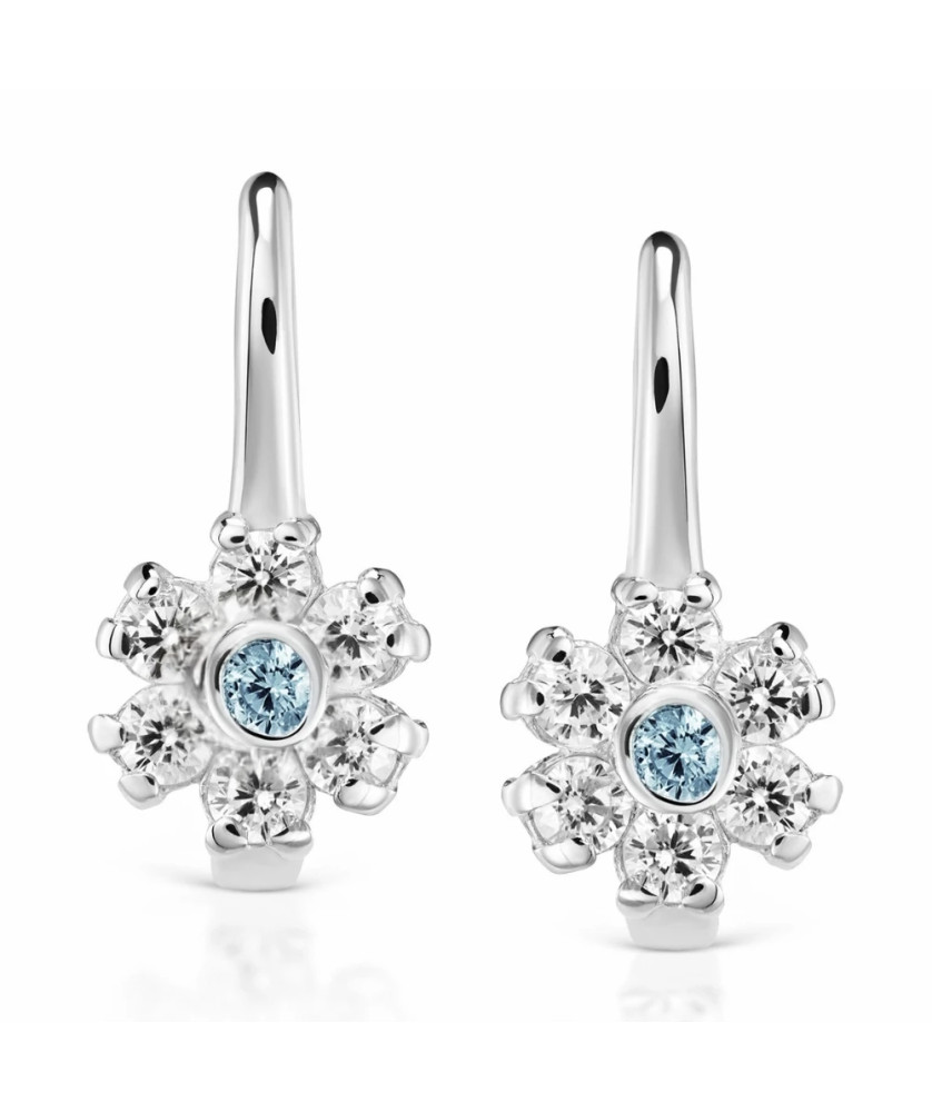 Silver earrings Flowers