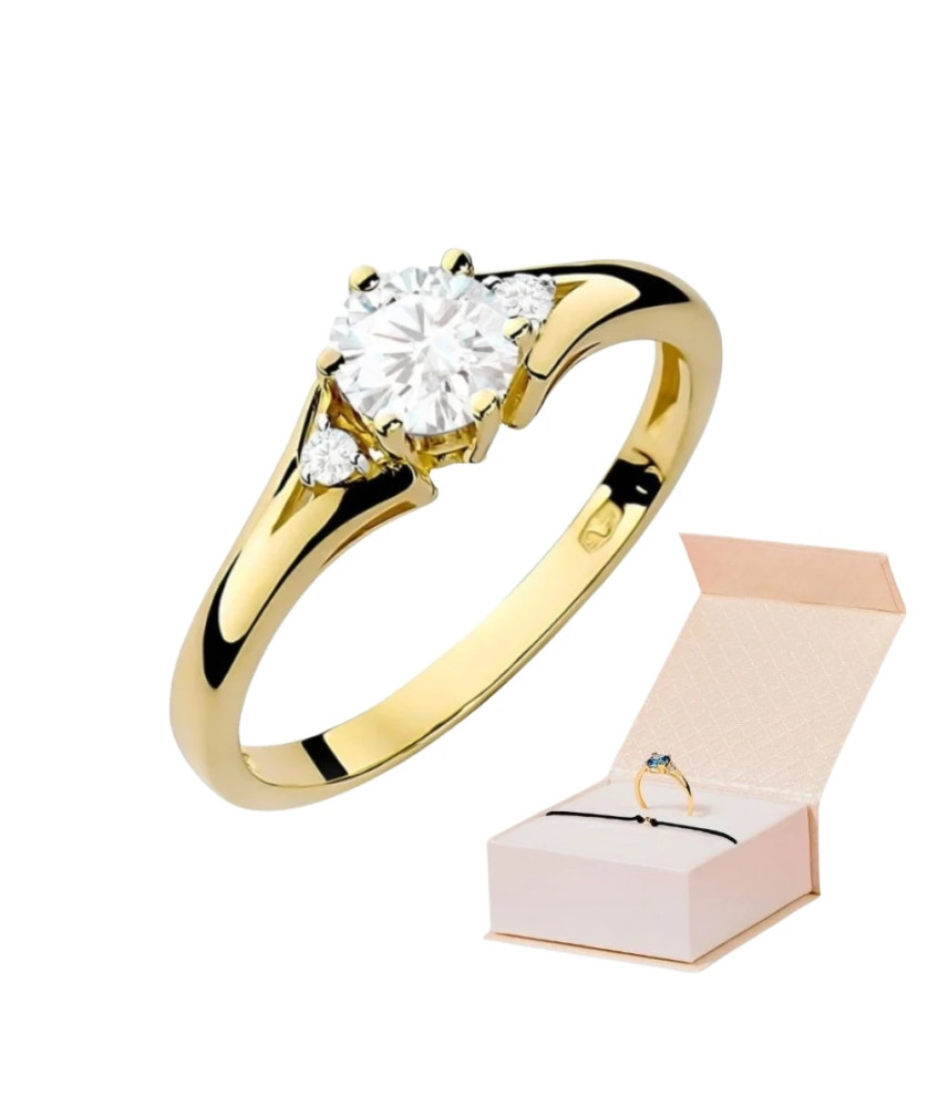 14k Gold Ring with 0.50ct Diamond IGI/GIA/HDR Certificate