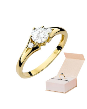14k Gold Ring with 0.50ct Diamond IGI/GIA/HDR Certificate