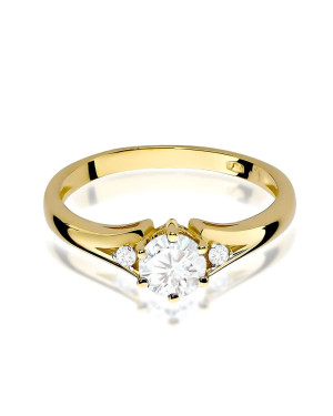 14k Gold Ring with 0.50ct Diamond IGI/GIA/HDR Certificate