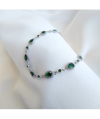 Silver bracelet ECG lifeline