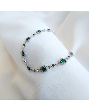 Silver bracelet ECG lifeline