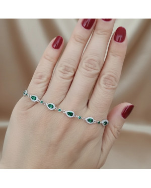 Silver bracelet ECG lifeline