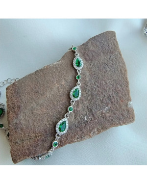 Silver bracelet ECG lifeline