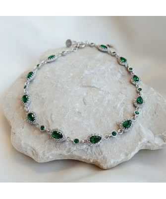 Silver bracelet ECG lifeline