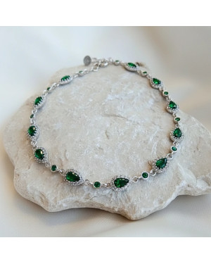 Silver bracelet ECG lifeline