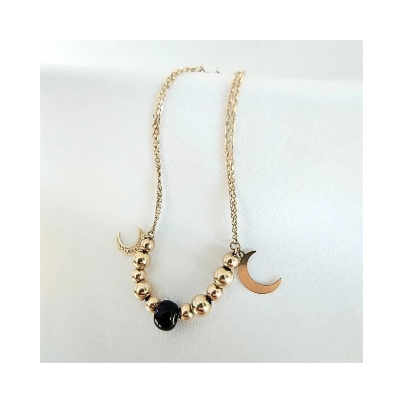 Gold Moon bracelet BWZ004| GoldJewellery