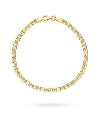 Złota bransoletka próba 585 diamentowana