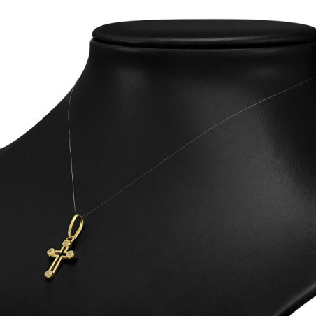 Gold cross decorated W3.3022 | GoldJewellery