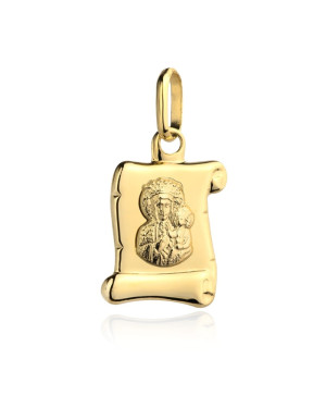 Medalik Matka Boska Częstochowska papirus pr. 585