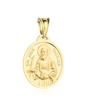 Medalik złoty święty Juda Tadeusz
