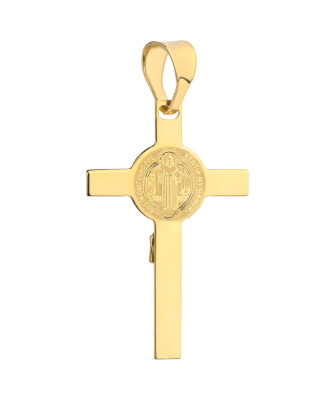 Złoty krzyżyk Benedyktyński pr. 585