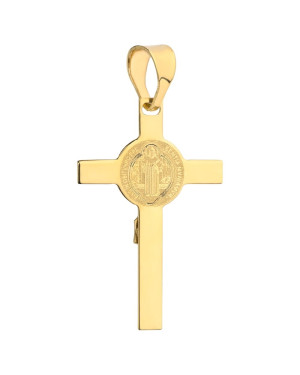 Złoty krzyżyk Benedyktyński pr. 585