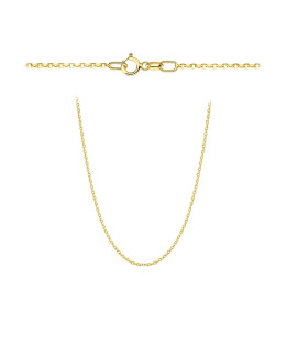 Łańcuszek złoty - splot rolo diamentowany 40 cm pr. 585