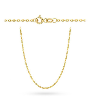 Łańcuszek złoty - splot rolo diamentowany 45 cm pr. 585