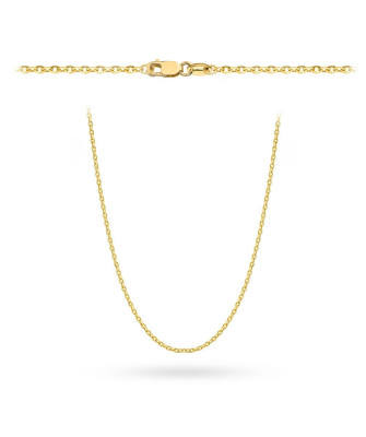 Łańcuszek złoty - splot rolo diamentowany 45 cm pr. 585