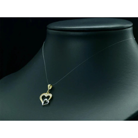 FASHIONABLE GOLD HEART PENDANT W2.1181 | GoldJewellery
