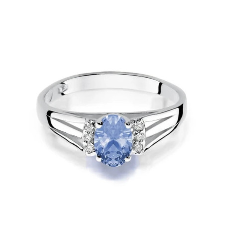 Tanzanite ring in white gold GoldJewellery