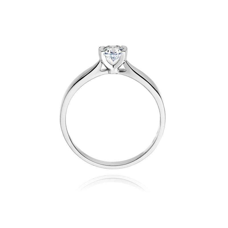 White gold ring with a 0.30ct diamond | GoldJewellery