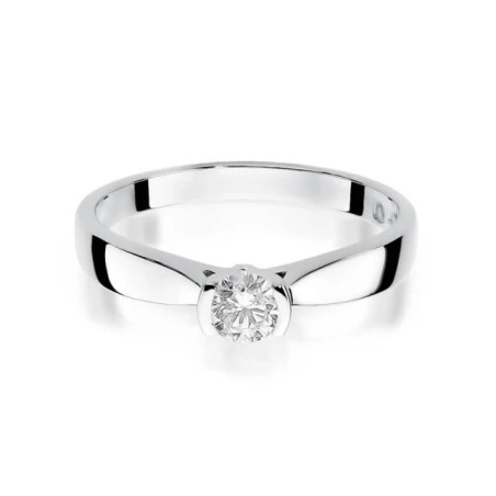 White gold ring with a 0.30ct diamond | GoldJewellery