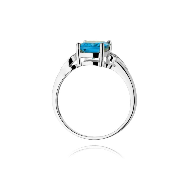 Topaz ring white gold 2.40ct | GoldJewellery