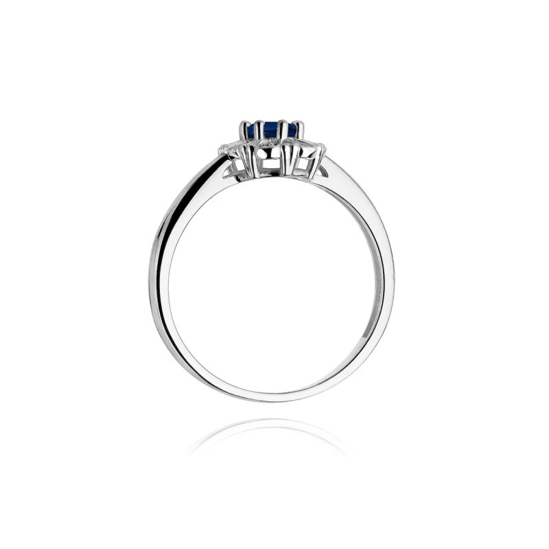 Sapphire ring white gold 0.70ct | GoldJewellery Sapphire ring white gold 0.70ct | GoldJewellery