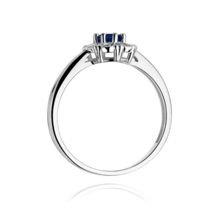 Sapphire ring white gold 0.70ct | GoldJewellery