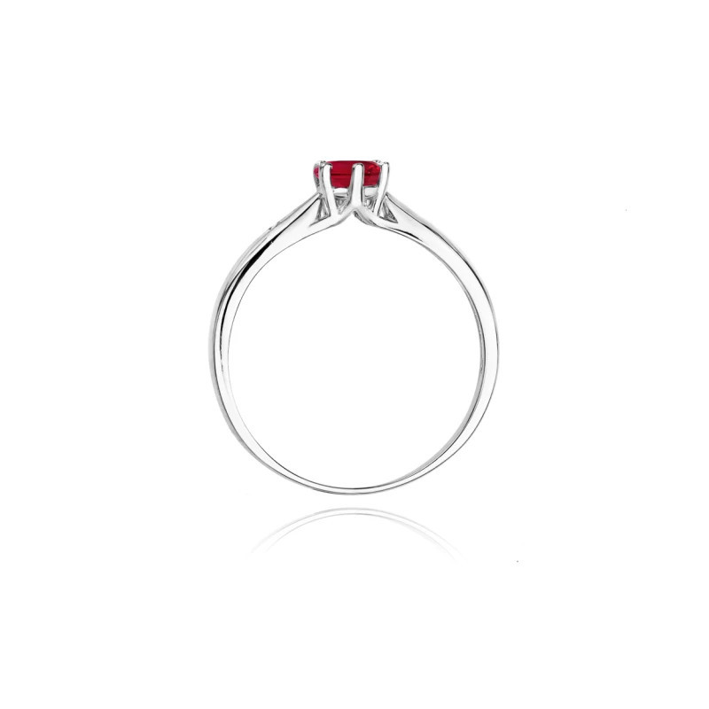 Engagement ring with ruby ​​0.60 ct | GoldJewellery