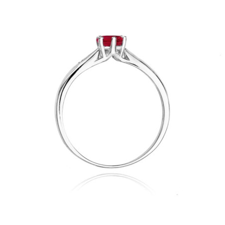 Engagement ring with ruby ​​0.60 ct | GoldJewellery