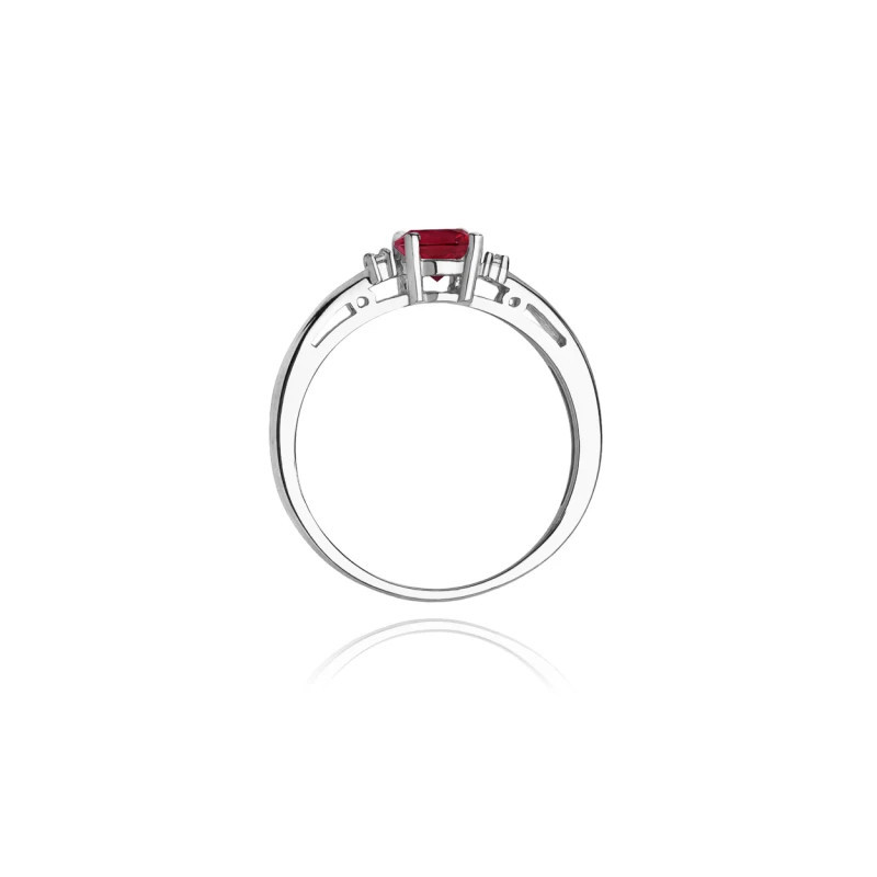 Ruby ring white gold 0.60ct | GoldJewellery