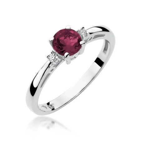 Ruby ring white gold 0.60ct | GoldJewellery
