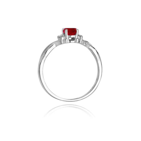 Ruby ring white gold 0.60ct | GoldJewellery