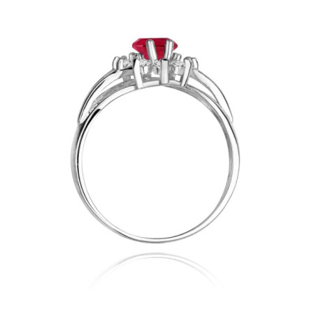 Ruby ring white gold 1.00ct | GoldJewellery