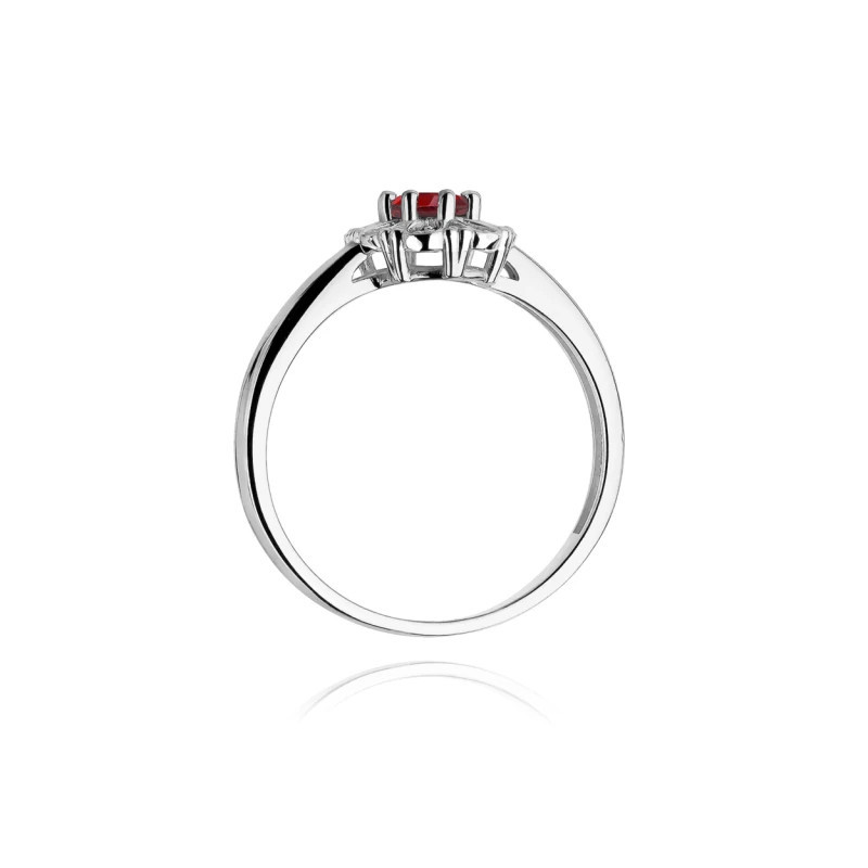 Ruby ring white gold 0.60ct | GoldJewellery