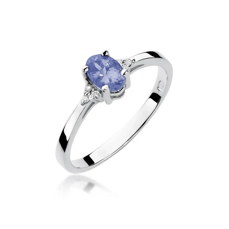 Ring with tanzanite, white gold, 0.40 ct GoldJewellery Ring with tanzanite, white gold, 0.40 ct GoldJewellery