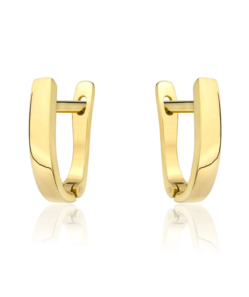 14k Gold Leverback Earrings – Classic Yellow Gold Jewellery