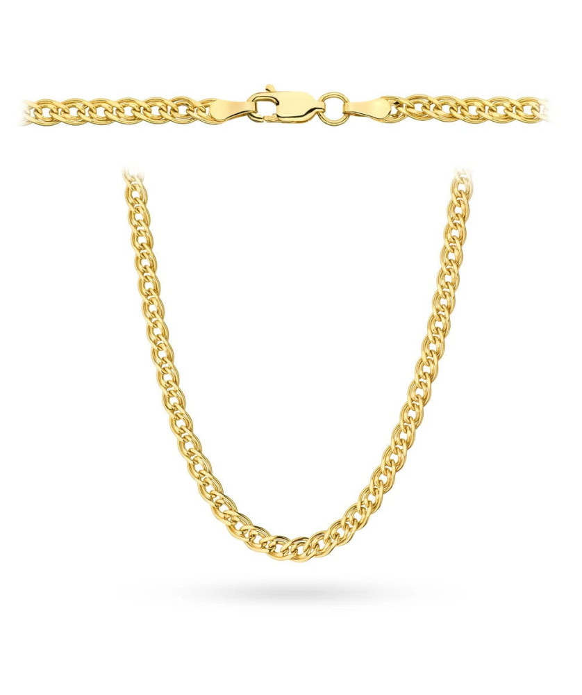 14k Gold Mona Lisa Chain 50 cm – Elegant Yellow Gold Necklace
