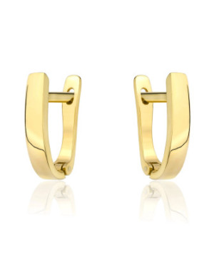 8k Gold Leverback Earrings – Classic Yellow Gold Jewellery Ireland