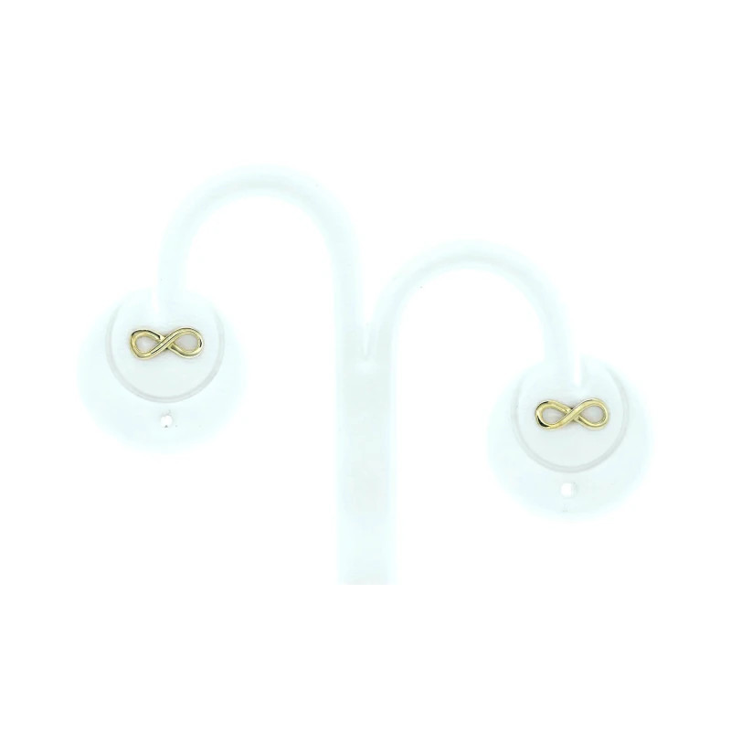 Gold infinity earrings 585 K3.2353P | GoldJewellery