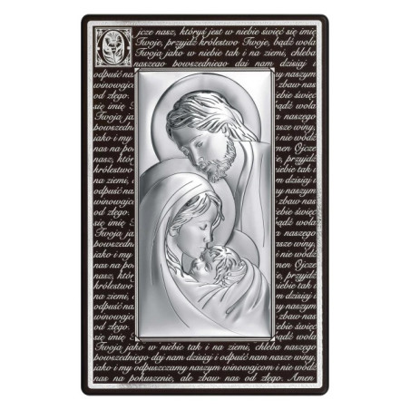 Saint Family Picture Silver