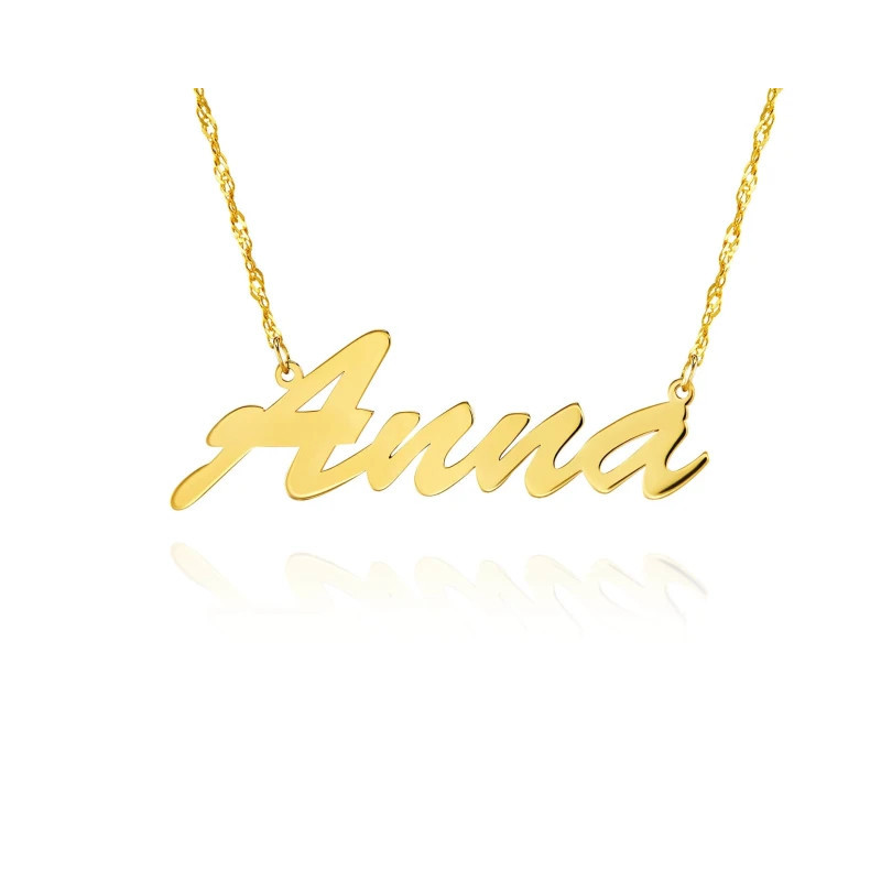 Gold necklace with personalized inscription | GoldJewellery Gold necklace with personalized inscription | GoldJewellery