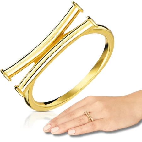 Gold ring 333 papyrus P1.957 | GoldJewellery