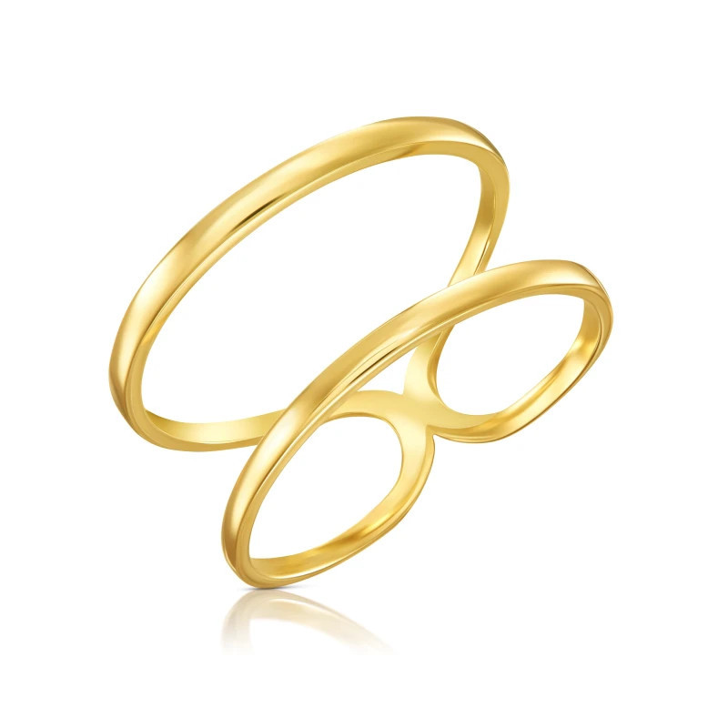 Double gold ring 333 P1.953 | GoldJewellery