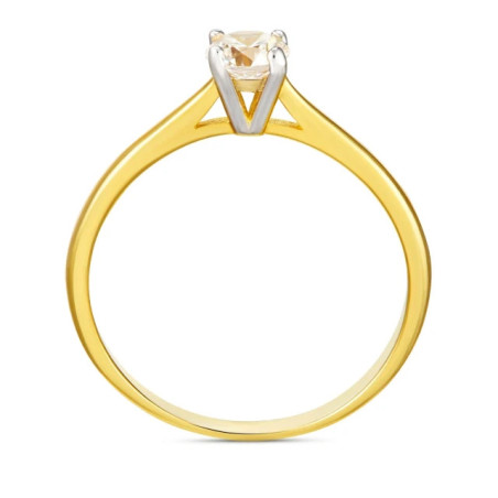 Engagement ring 585 classic with zircon P3.1580P| GoldJewellery