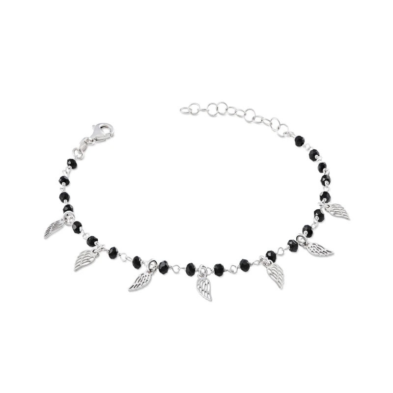 Silver Angel Wings bracelet SB21| GoldJewellery